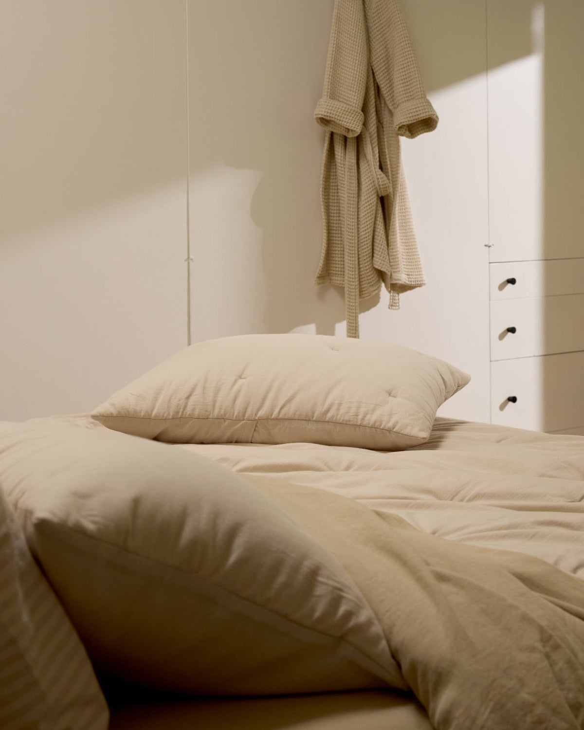 Soft Cotton Quilted Sham Set - FINAL SALE (BONE)