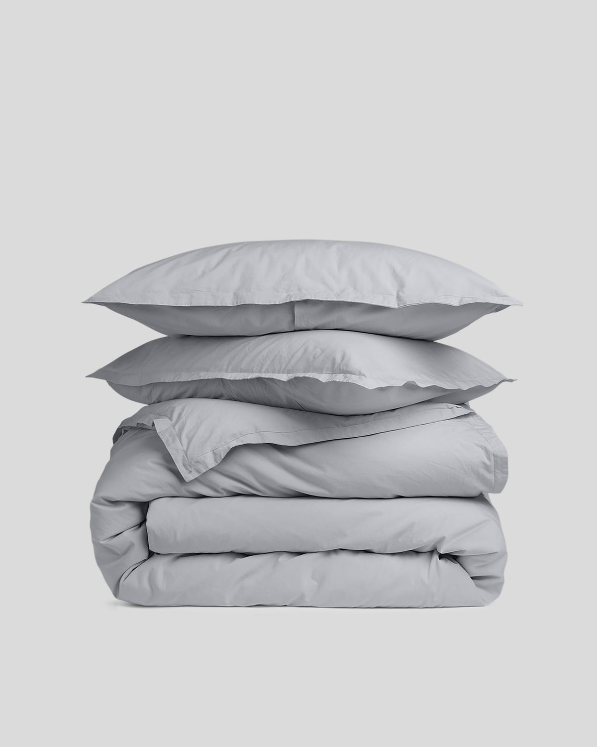 Brushed Cotton Duvet Cover Set - Sky TW/XL