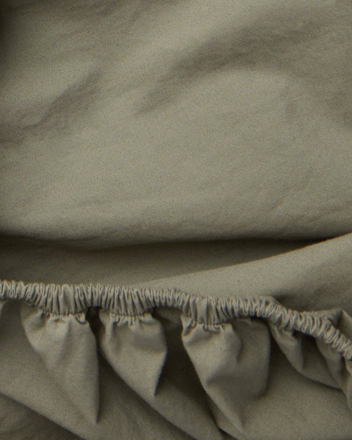 Brushed Cotton Fitted Sheet (Moss)