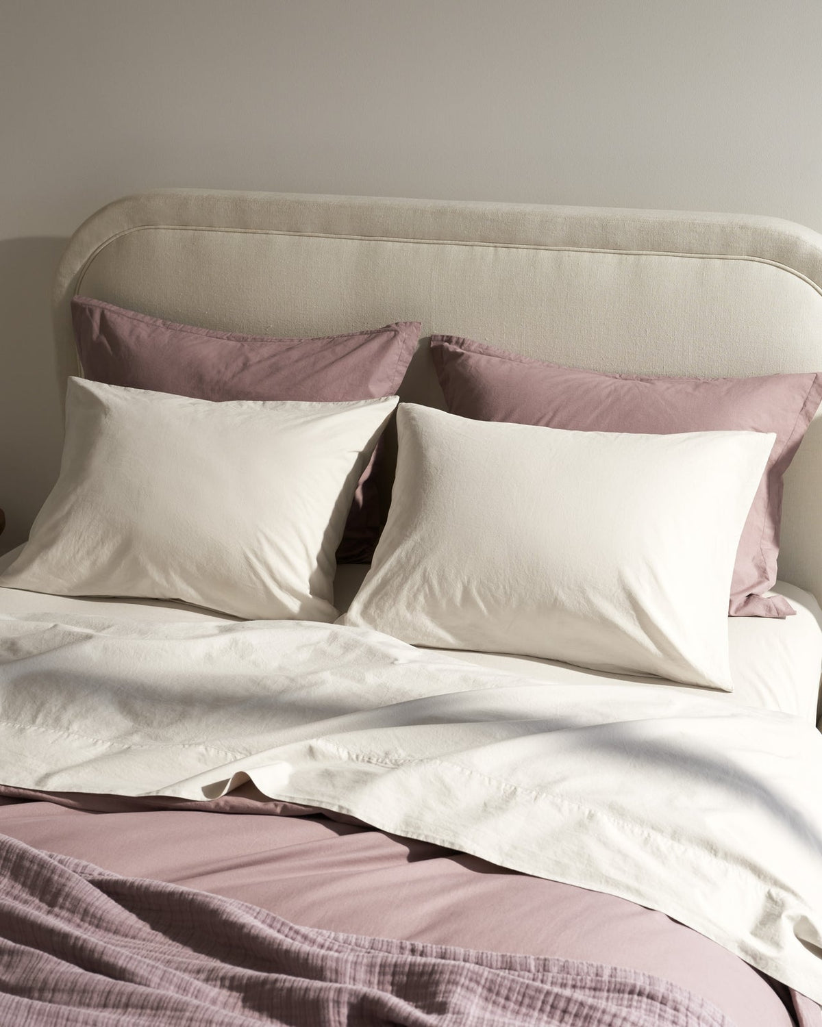 Brushed Cotton Top Sheet (Bone)