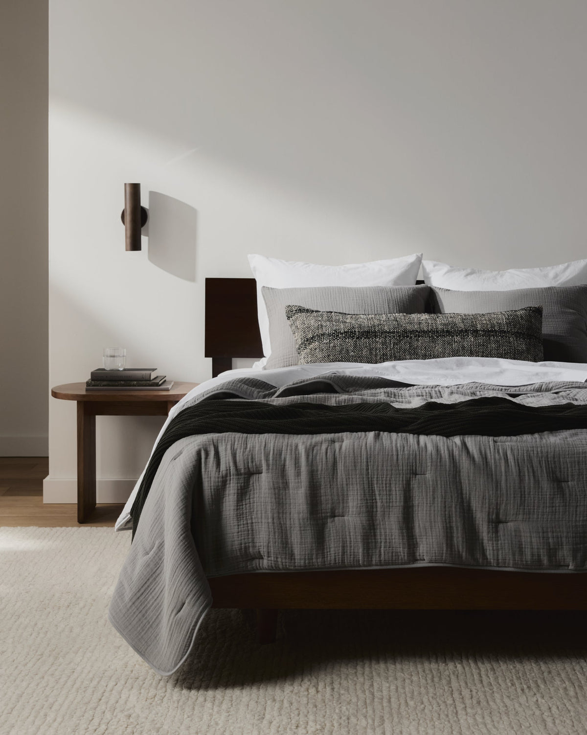Organic Cloud Cotton Quilt (Pebble)