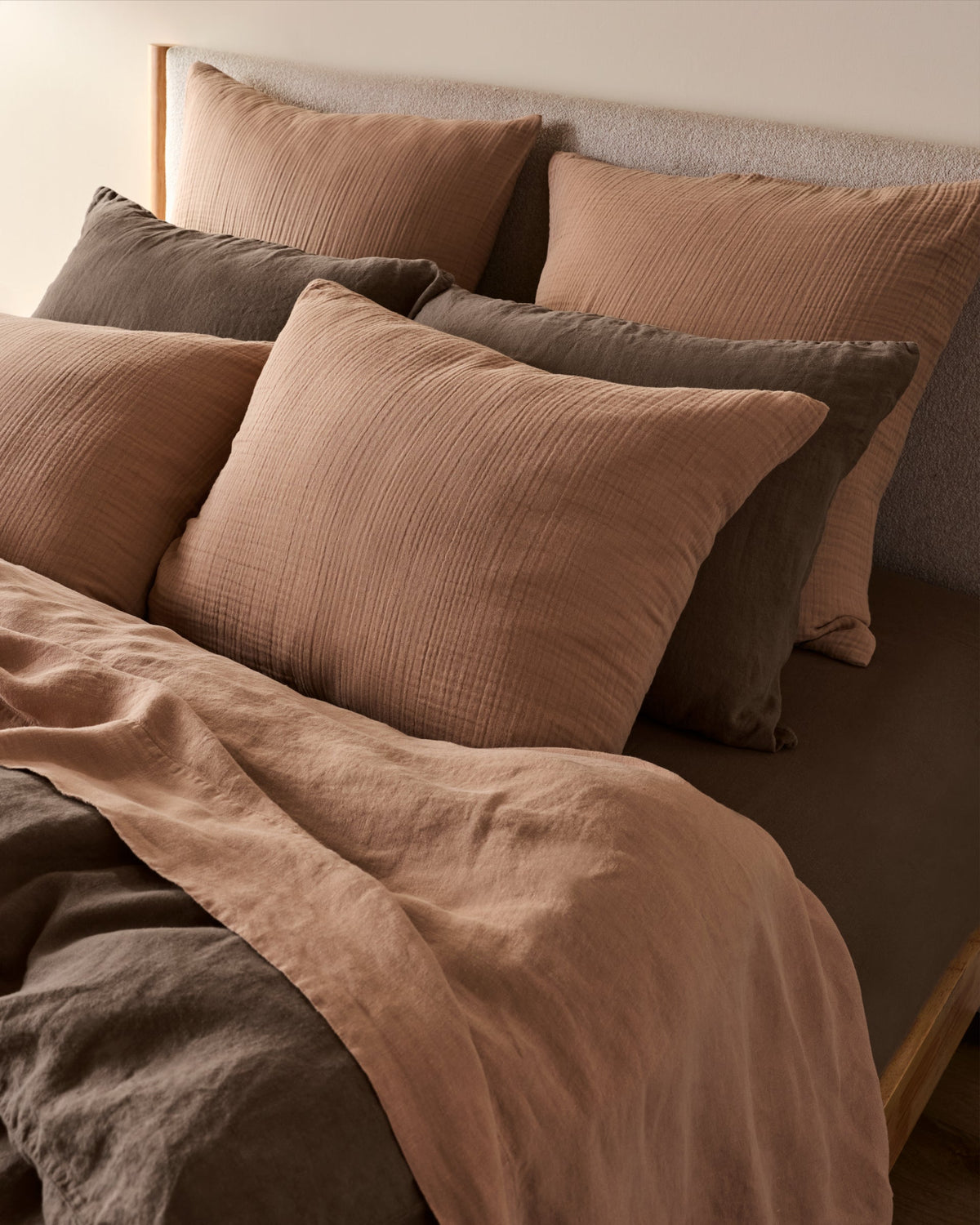 Organic Cloud Cotton Sham Set (Adobe)
