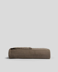 Cloud Linen Gauze Throw (Warm Grey)