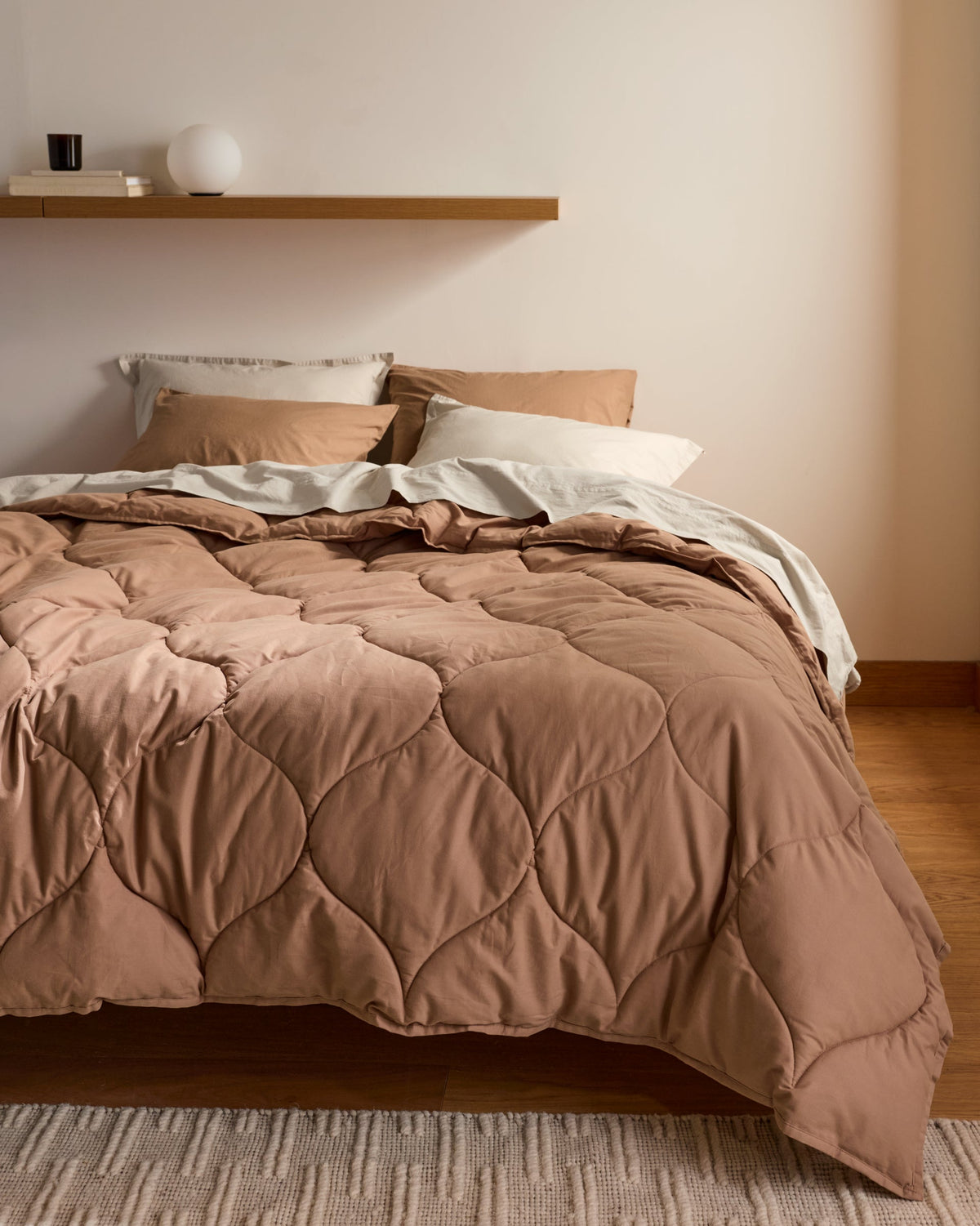 Cotton Drift Comforter (Adobe)