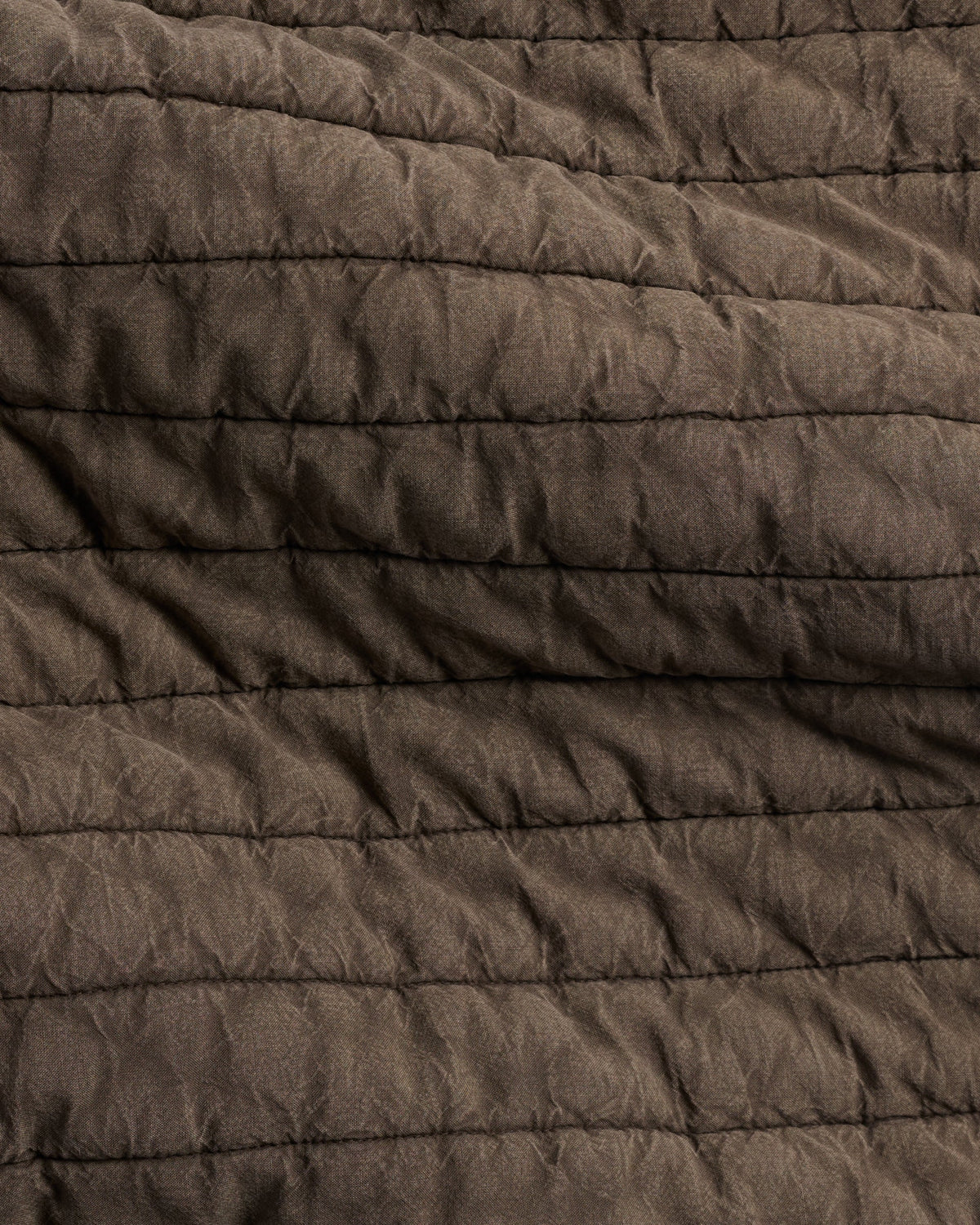 Garment Dyed Channel Sham Set - FINAL SALE (Warm Grey)