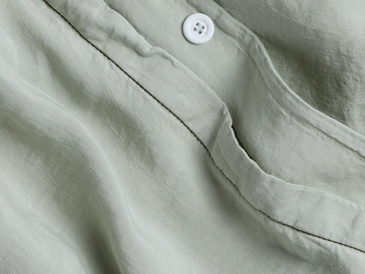 Linen Tencel Duvet Cover - FINAL SALE (Sage)