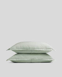 Linen Tencel Sham Set - FINAL SALE (Sage)