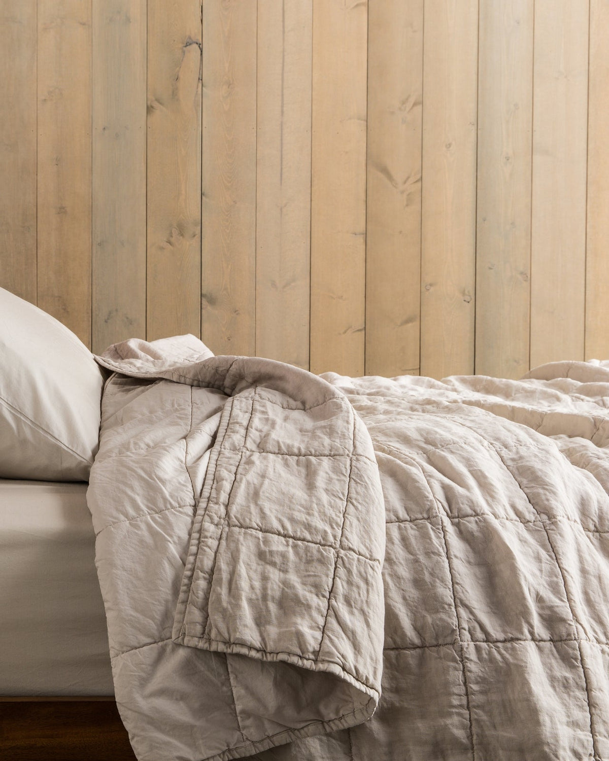 Linen Box Quilt (Bone)
