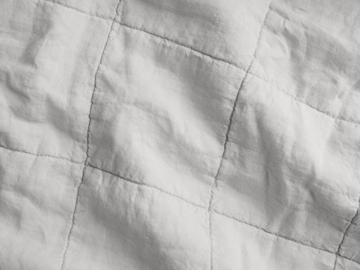 Linen Box Quilt - FINAL SALE (Fog)
