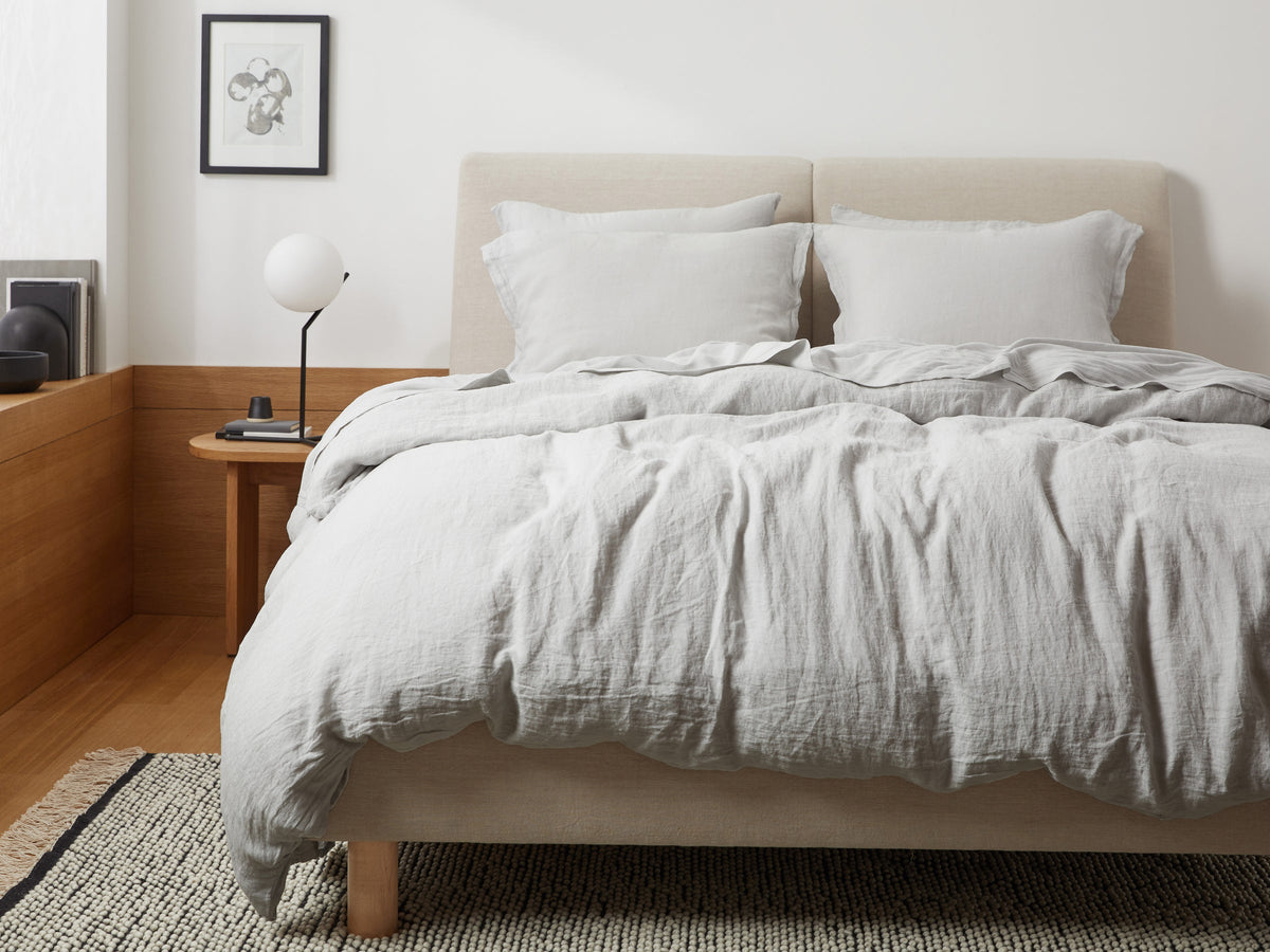 Linen Duvet Cover - FINAL SALE (Fog)