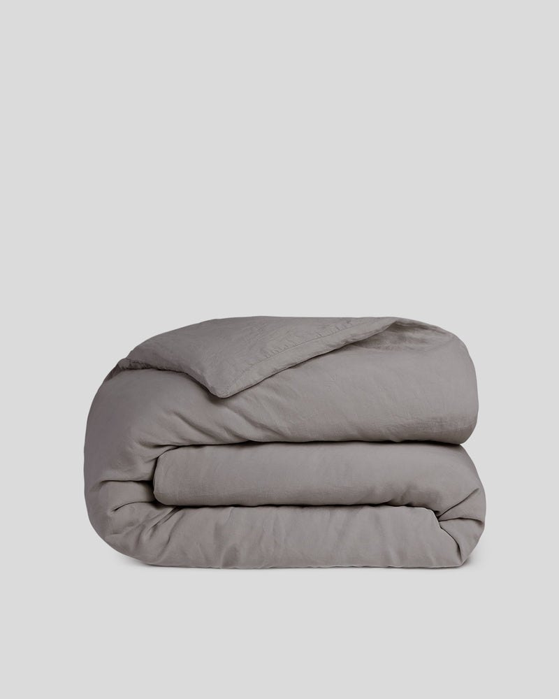 Linen Duvet Cover (Pebble)