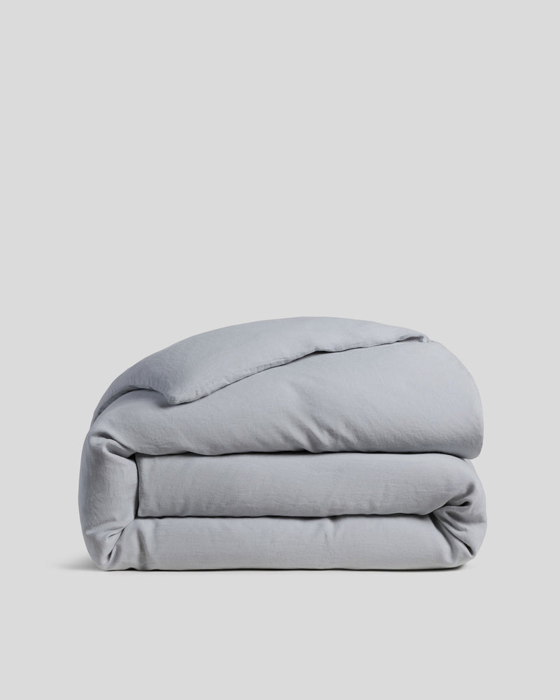 Linen Duvet Cover (Sky)