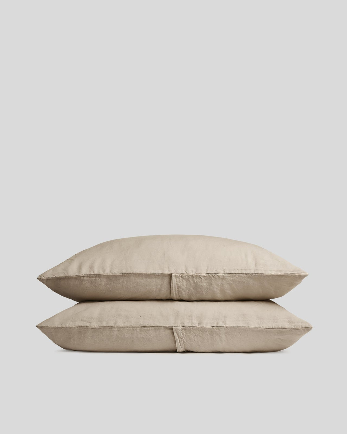 Linen Pillowcase Set (Toast)