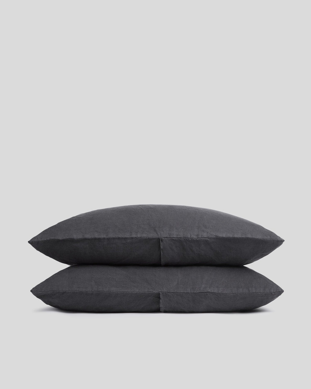 Linen Pillowcase Set - FINAL SALE (Coal)