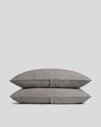 Linen Pillowcase Set (Pebble)