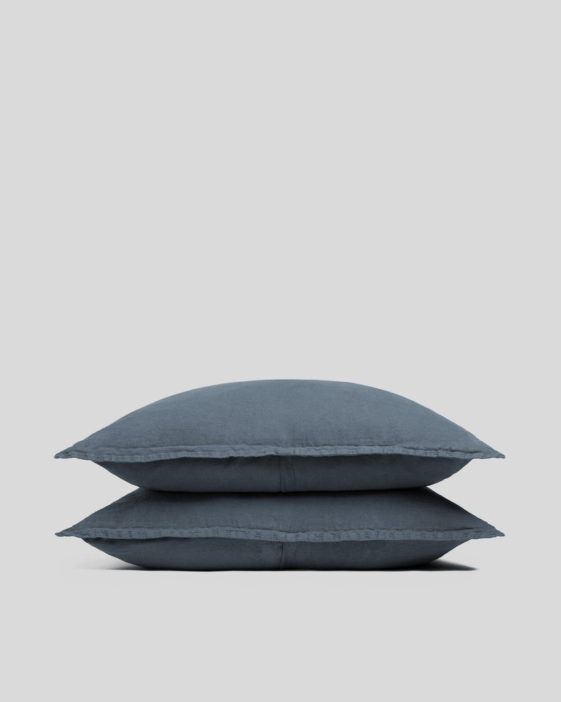 Linen Sham Set (Dusk)