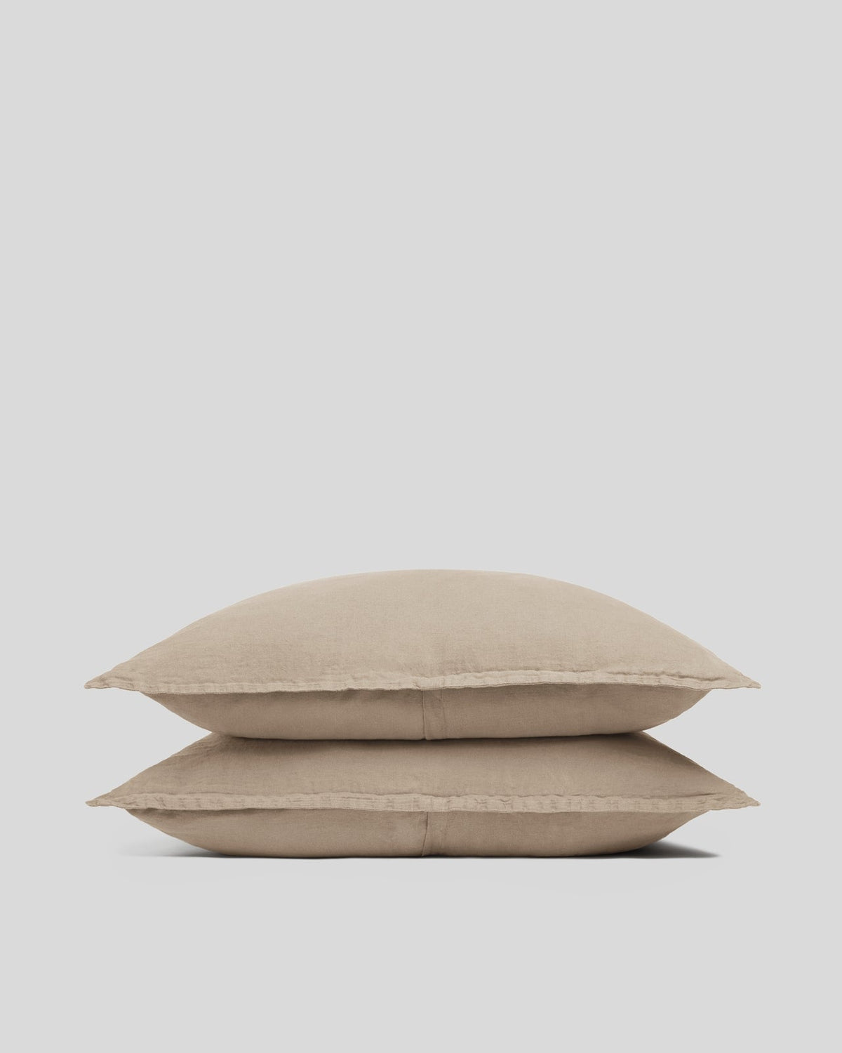 Linen Sham Set (Toast)