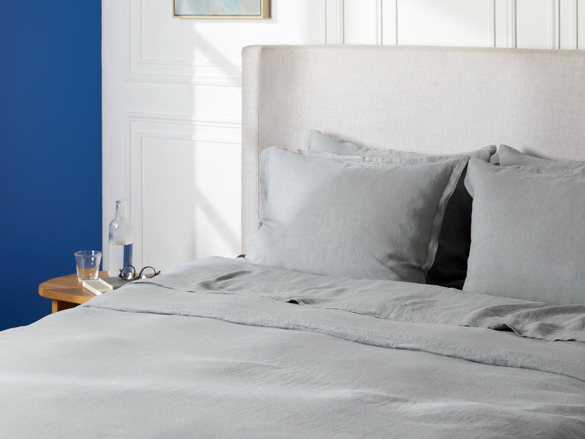 Linen Sham Set - FINAL SALE (Slate Blue)