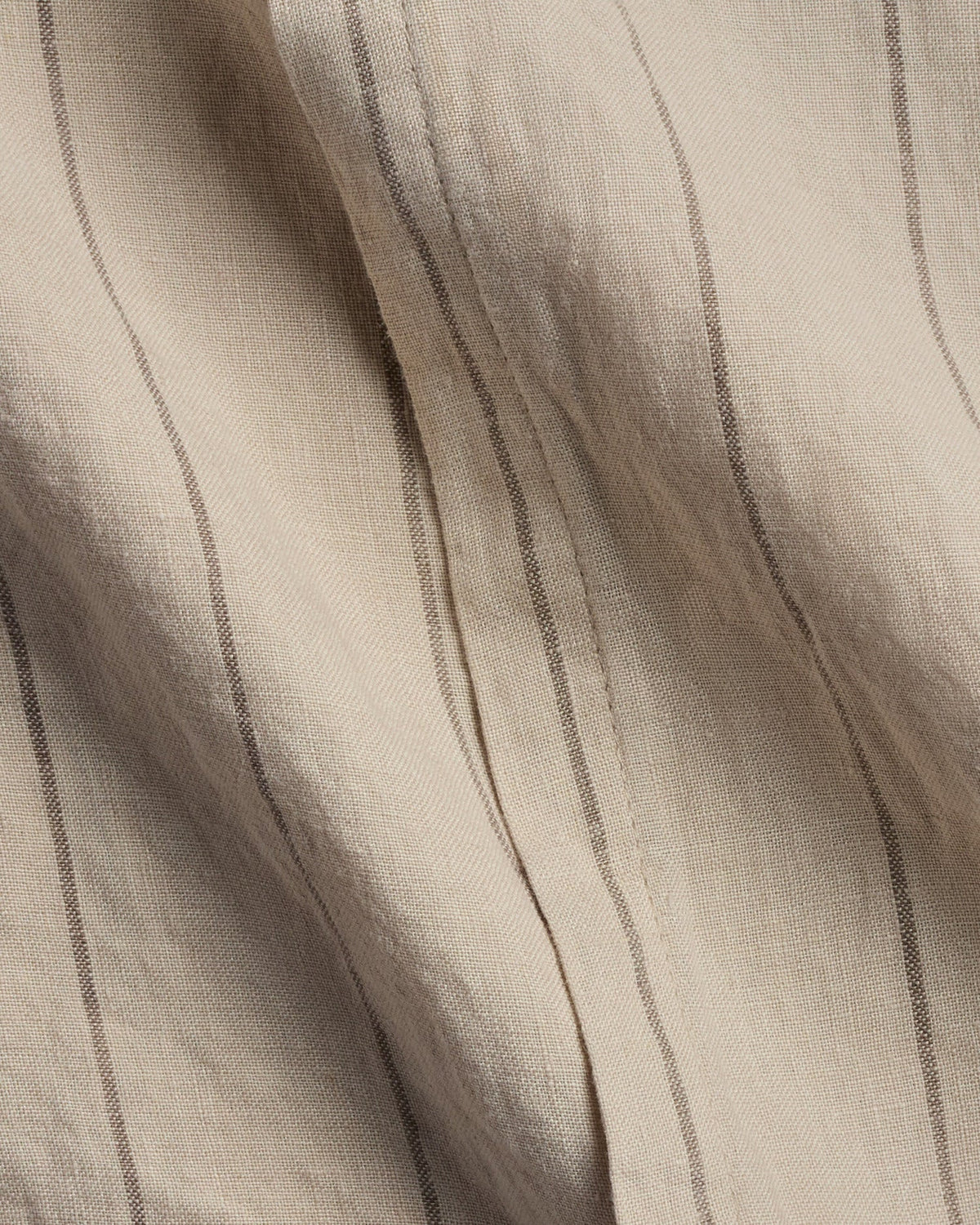 Linen Sham Set (Bone Stripe)