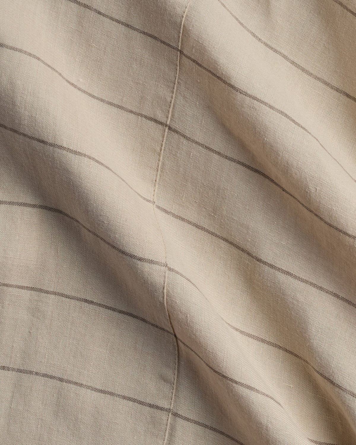 Linen Sheet Set - Bone Stripe F/Q