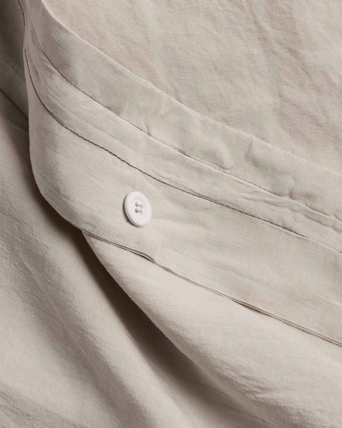 Linen Tencel Duvet Cover Set - Bone K/CK