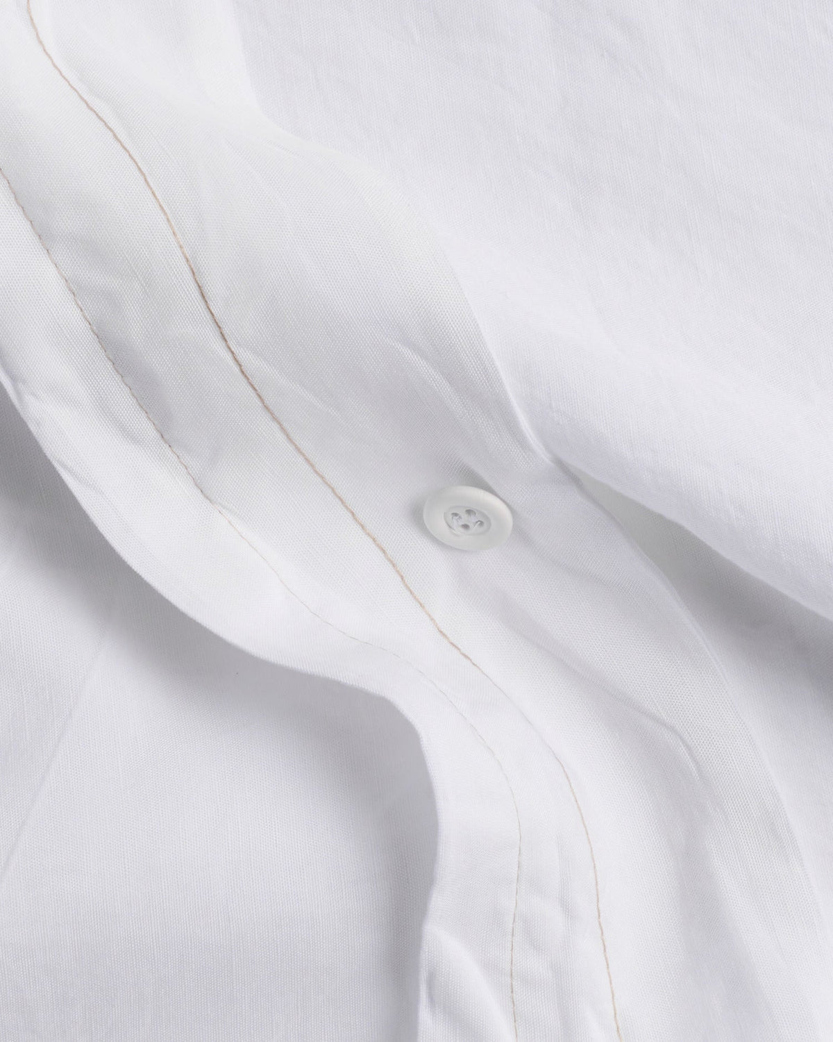 Linen Tencel Duvet Cover Set - White K/CK