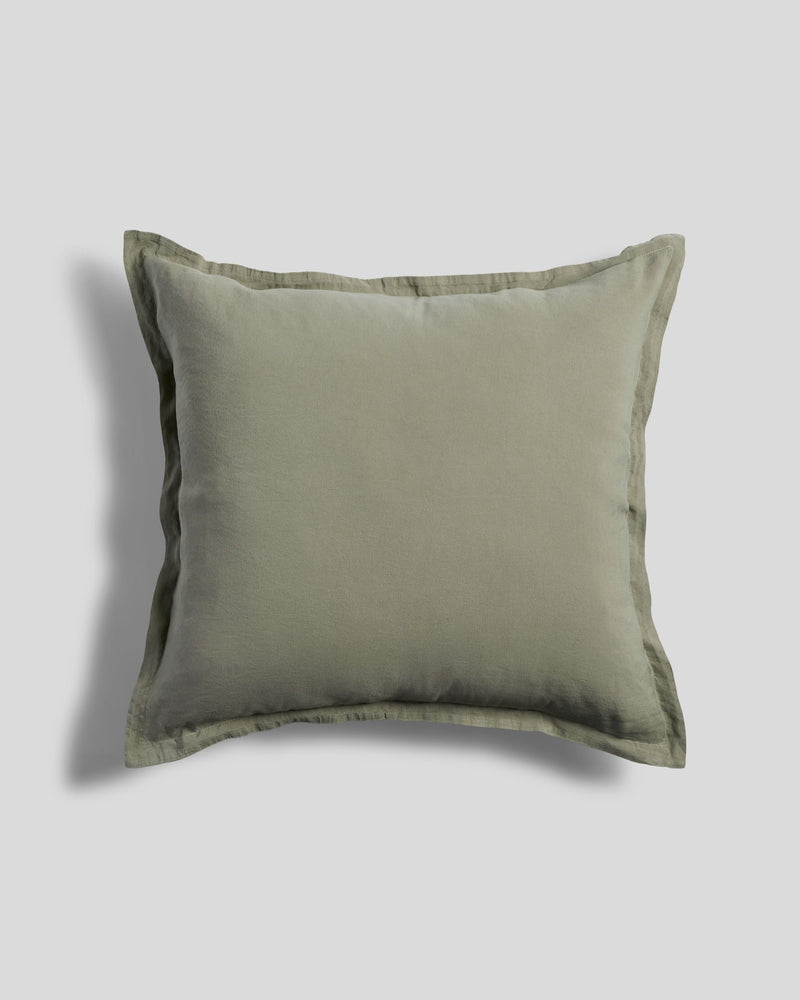Linen Tencel Euro Sham - FINAL SALE (Moss)