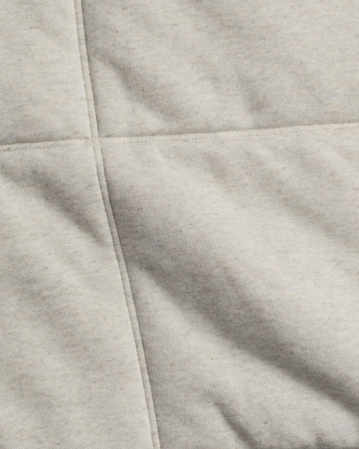 Linen Tencel Jersey Quilt (Heathered Oatmeal)