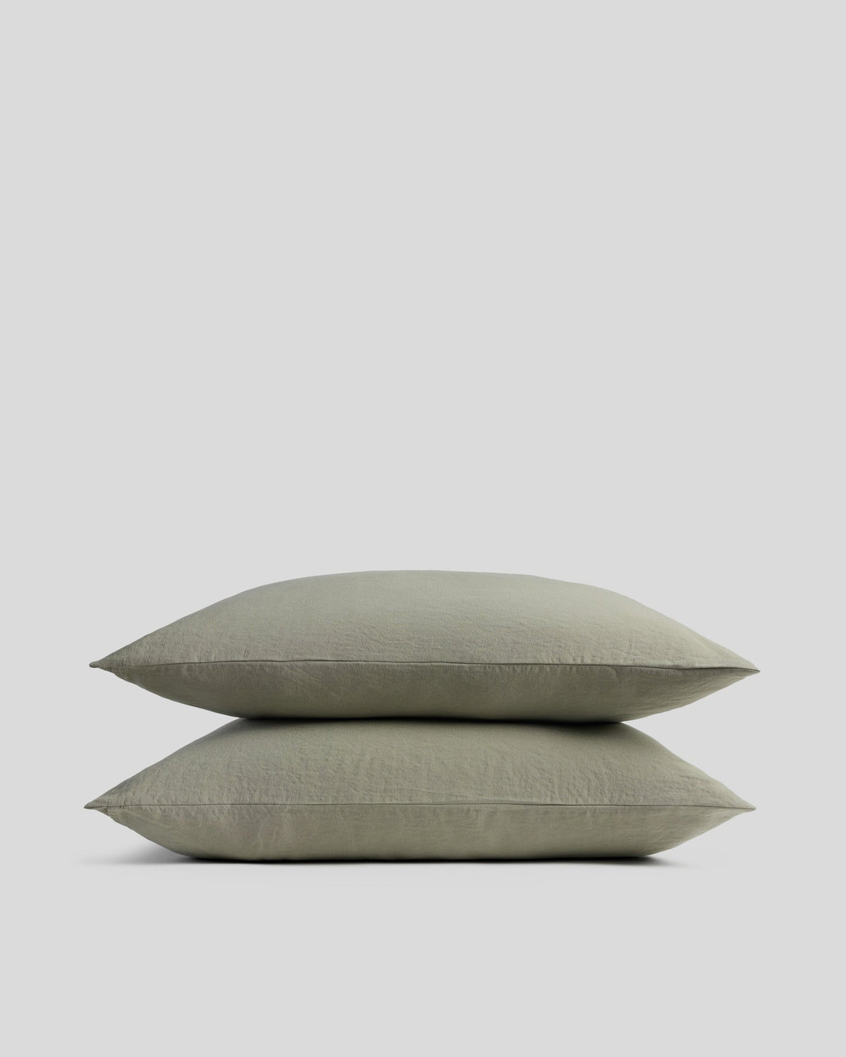 Linen Tencel Pillowcase Set - FINAL SALE (Moss)