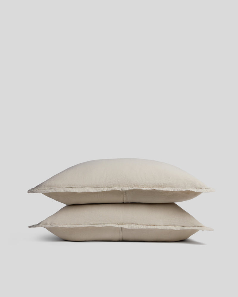 Linen Tencel Sham Set (Bone)