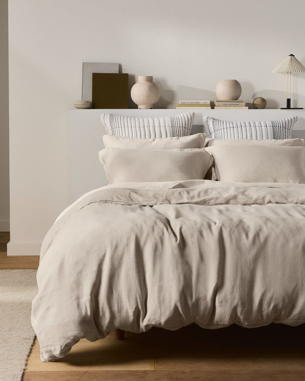 Linen Tencel Sham Set (Bone)