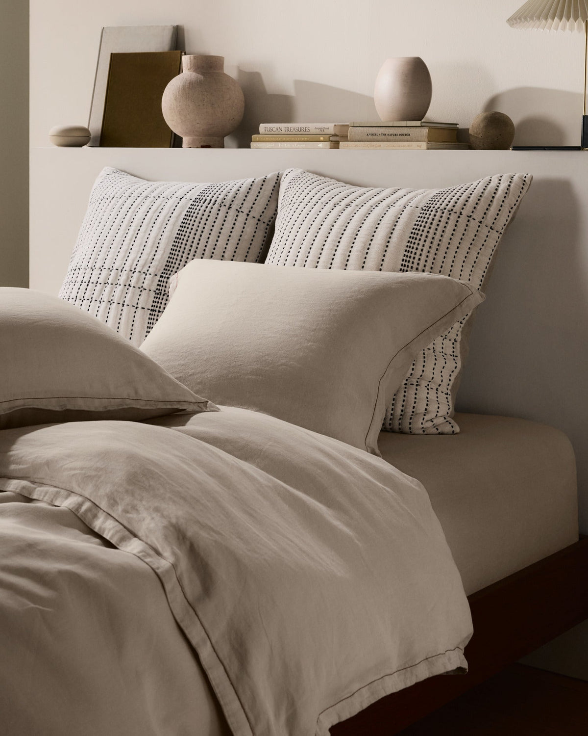 Linen Tencel Sham Set (Bone)