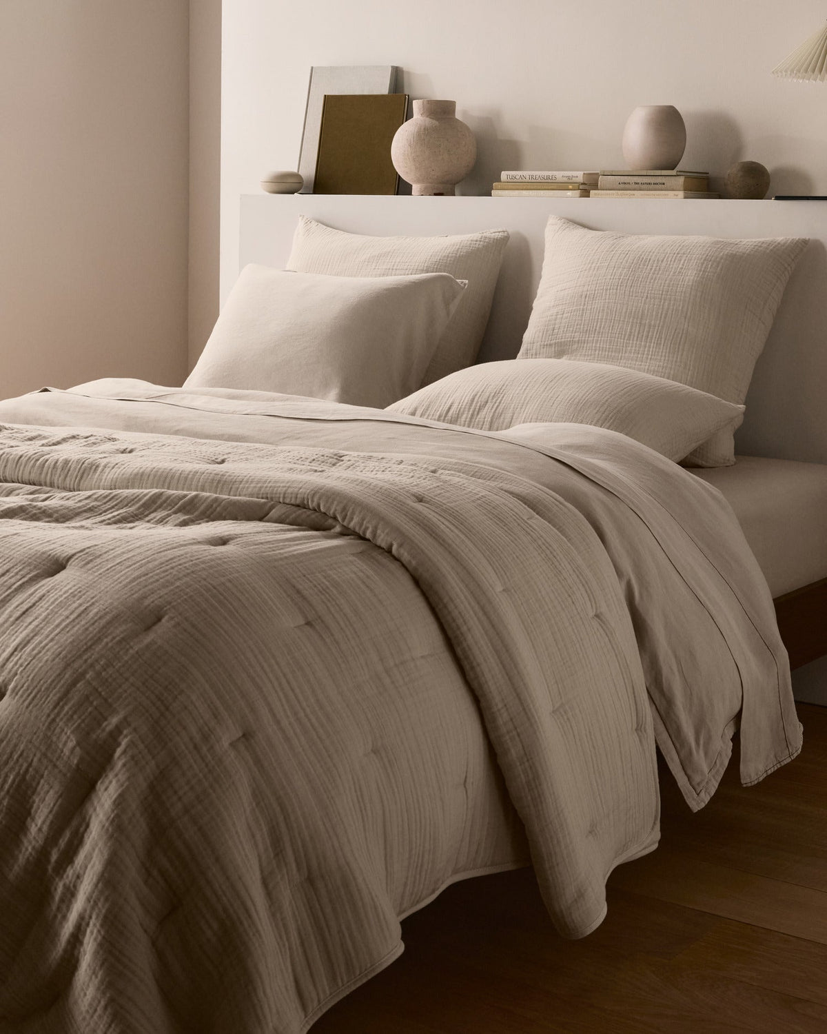 Linen Tencel Top Sheet (Bone)