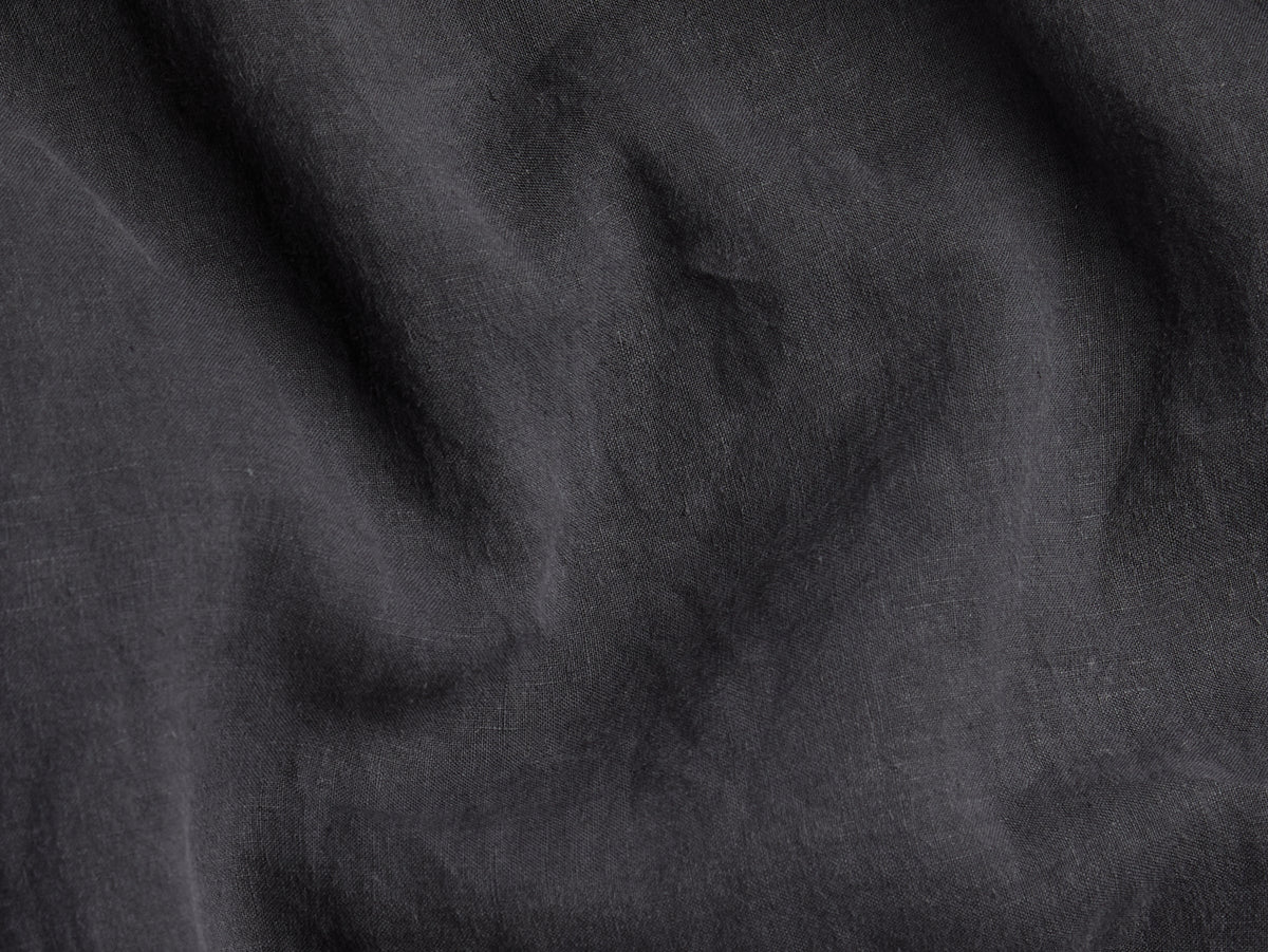 Linen Top Sheet - FINAL SALE (Coal)