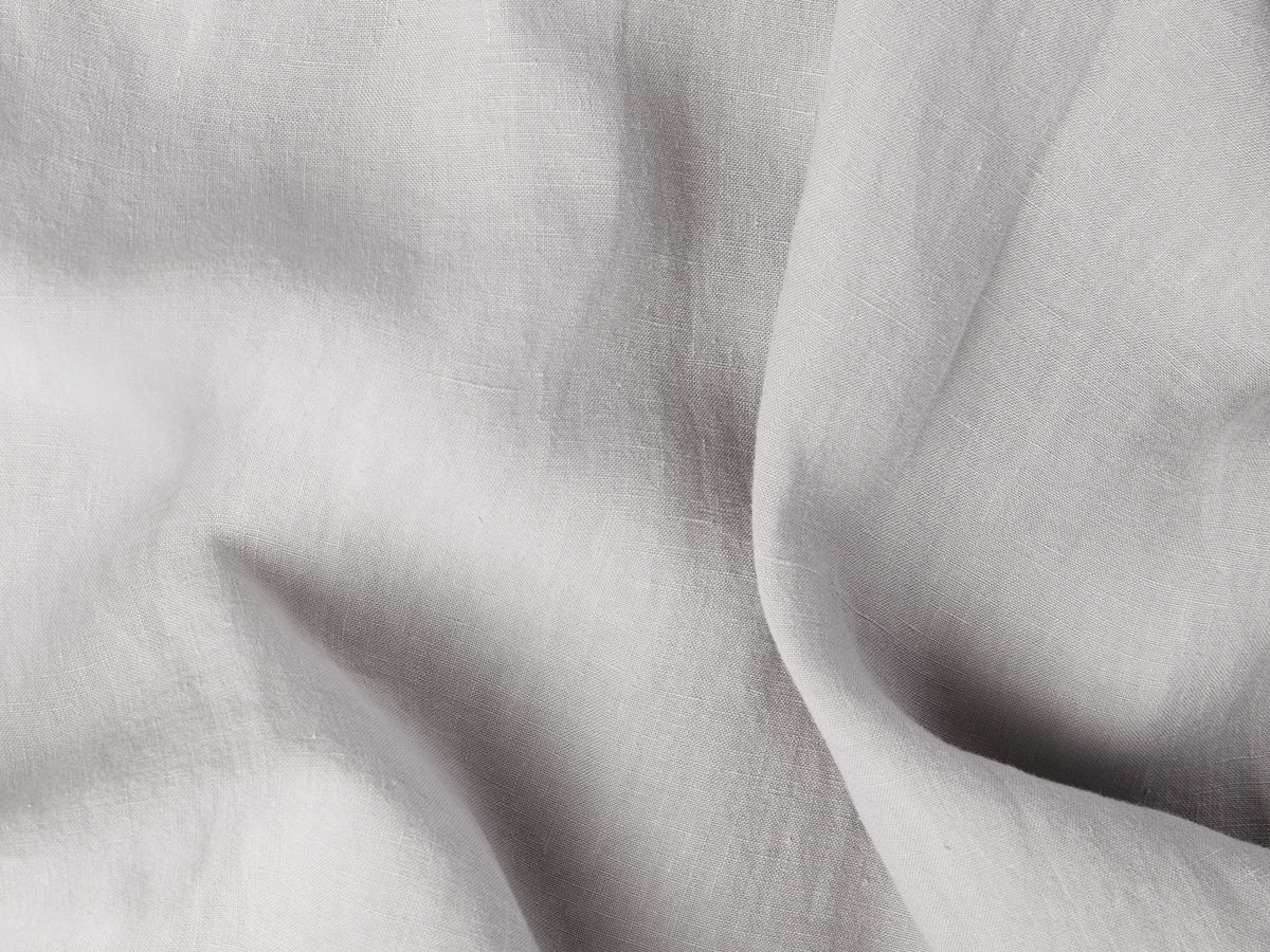 Linen Top Sheet - Fog - FINAL SALE