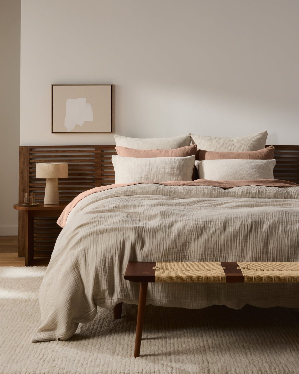 Organic Cloud Cotton Euro Sham (Bone)