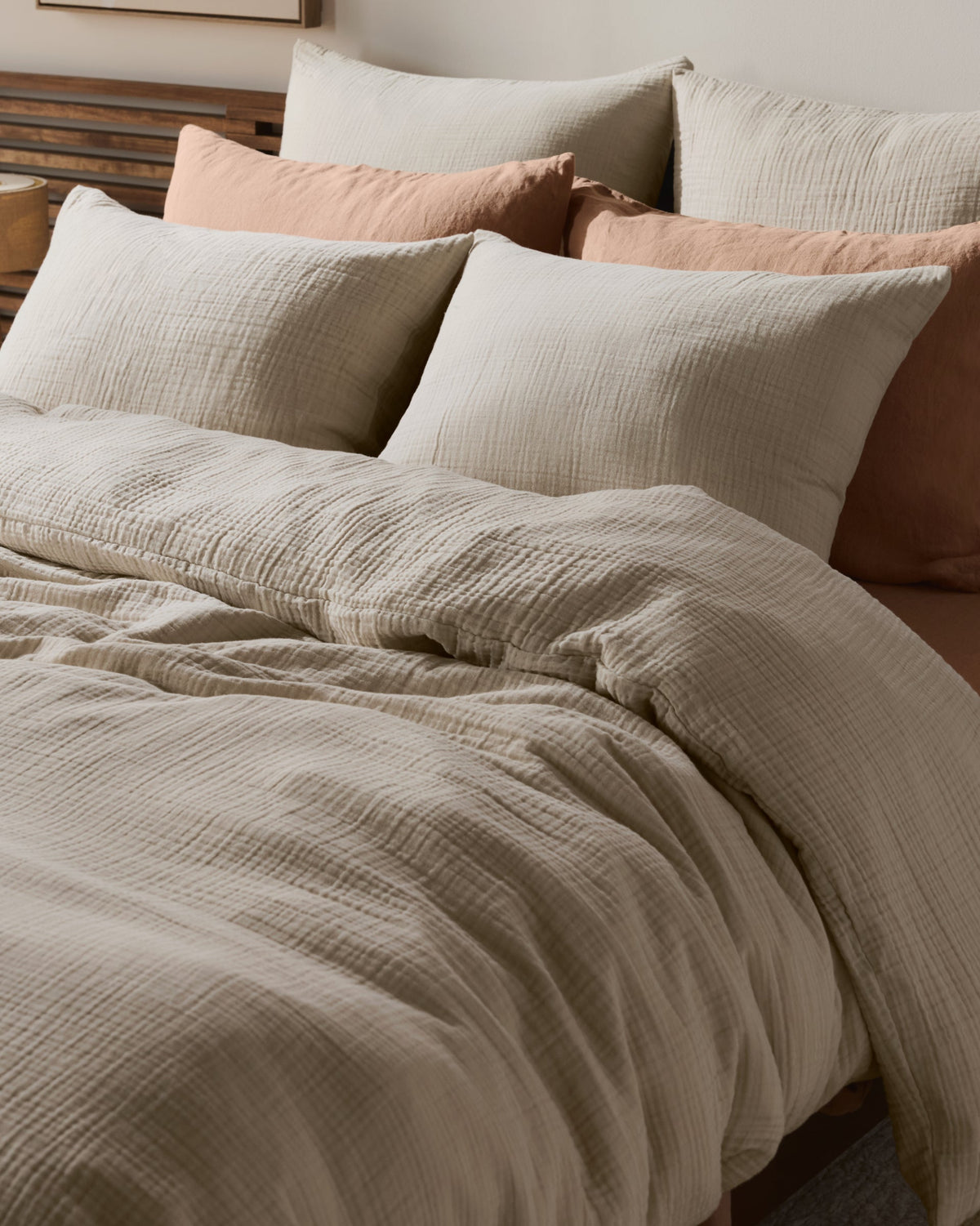 Organic Cloud Cotton Euro Sham (Bone)