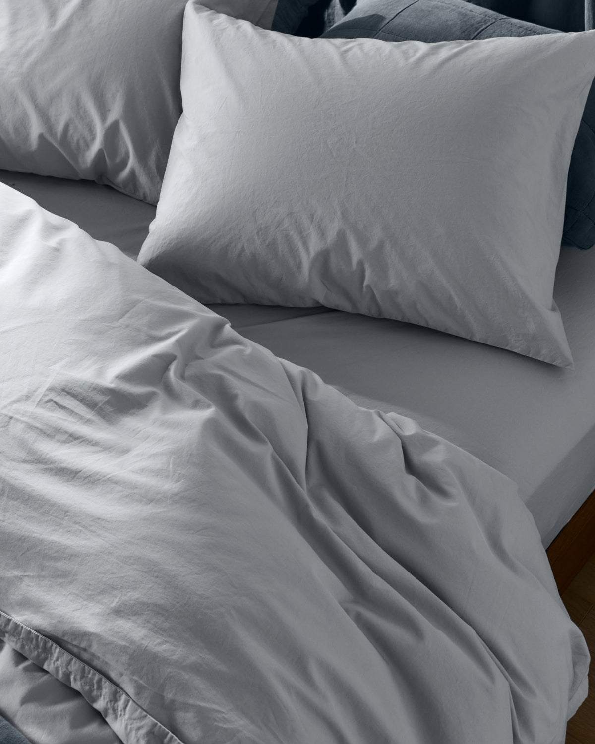 Percale Pillowcase Set (Sky)