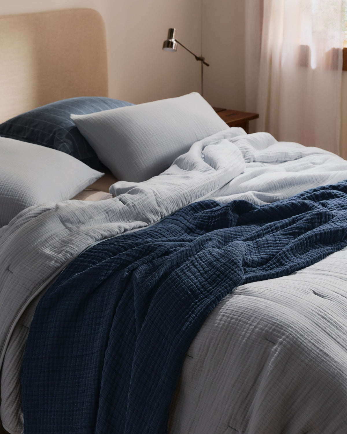 Organic Cloud Cotton Quilt (Sky)