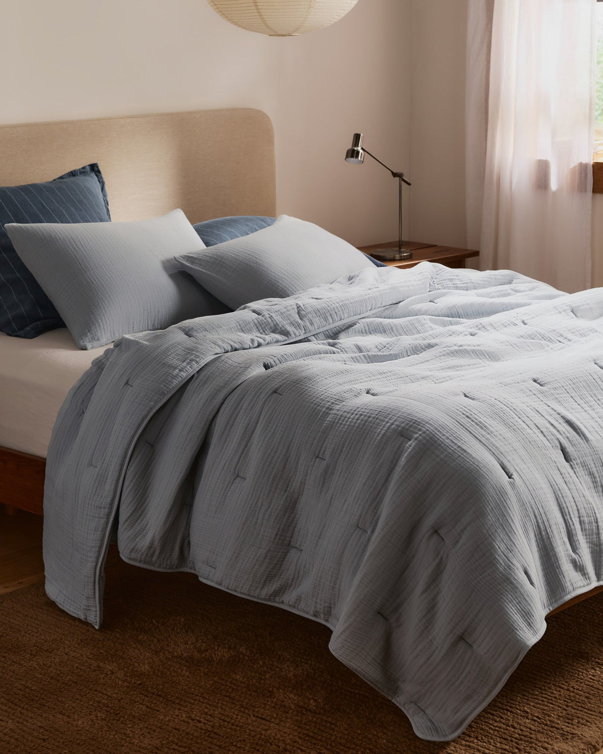 Organic Cloud Cotton Quilt (Sky)