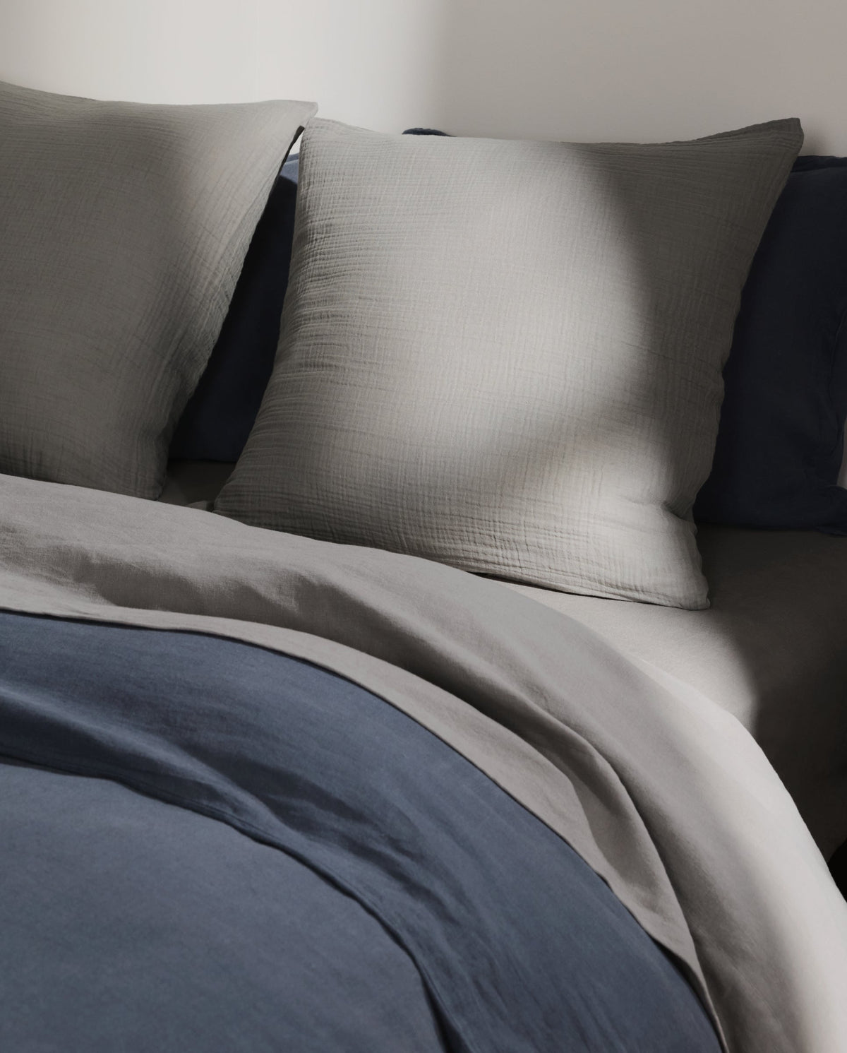 Organic Cloud Cotton Euro Sham (Pebble)