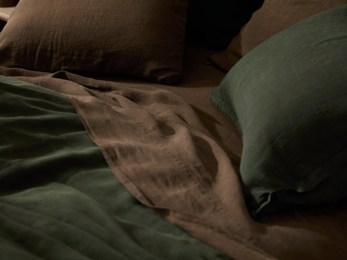 Linen Fitted Sheet (Java)