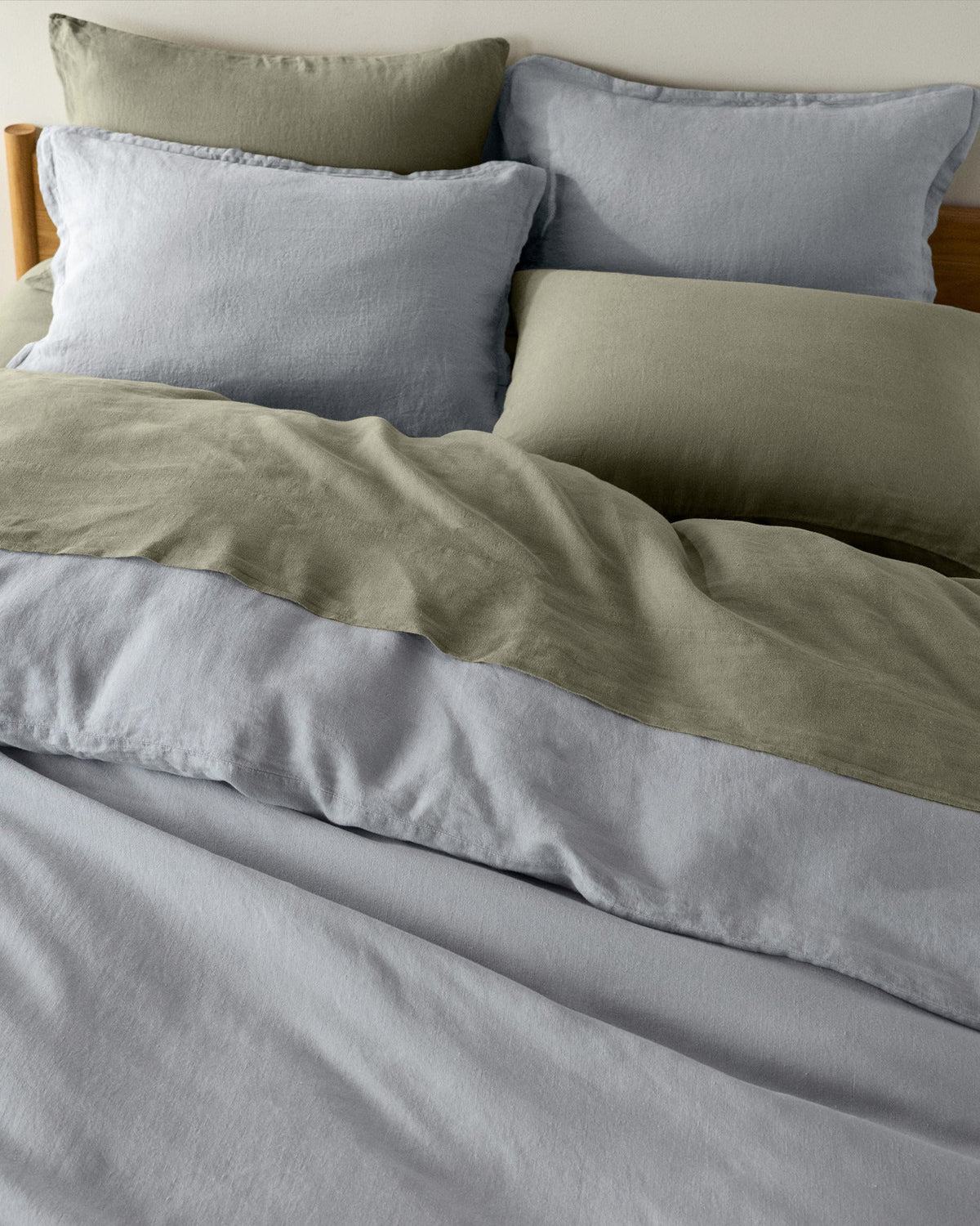 Linen Sham Set (Sky)