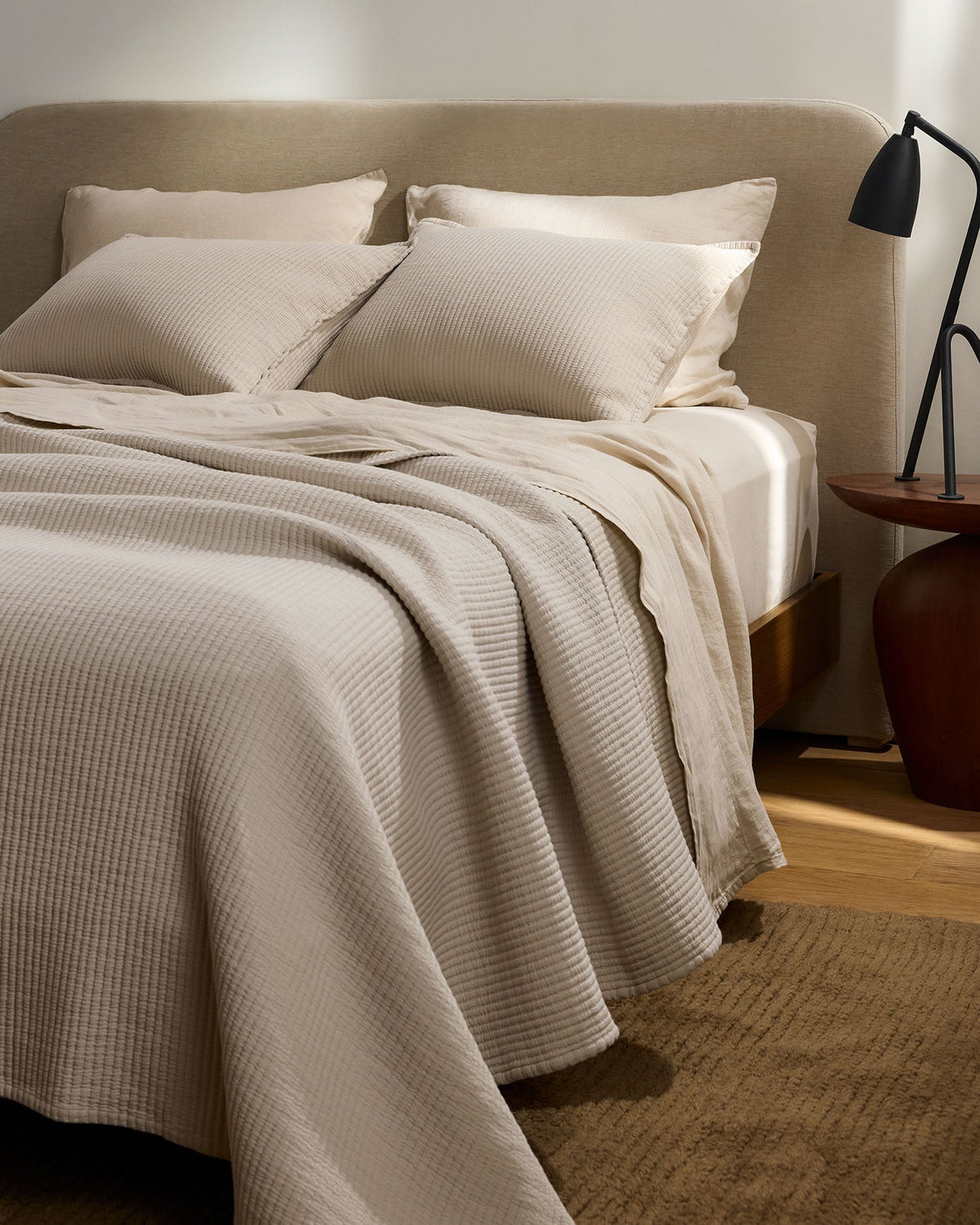 Matelasse Coverlet (Bone)