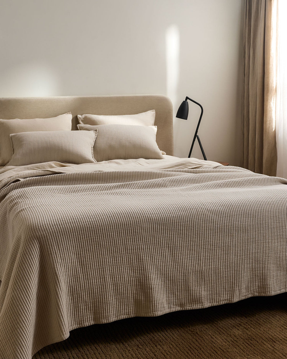 Matelasse Sham Set (Bone)