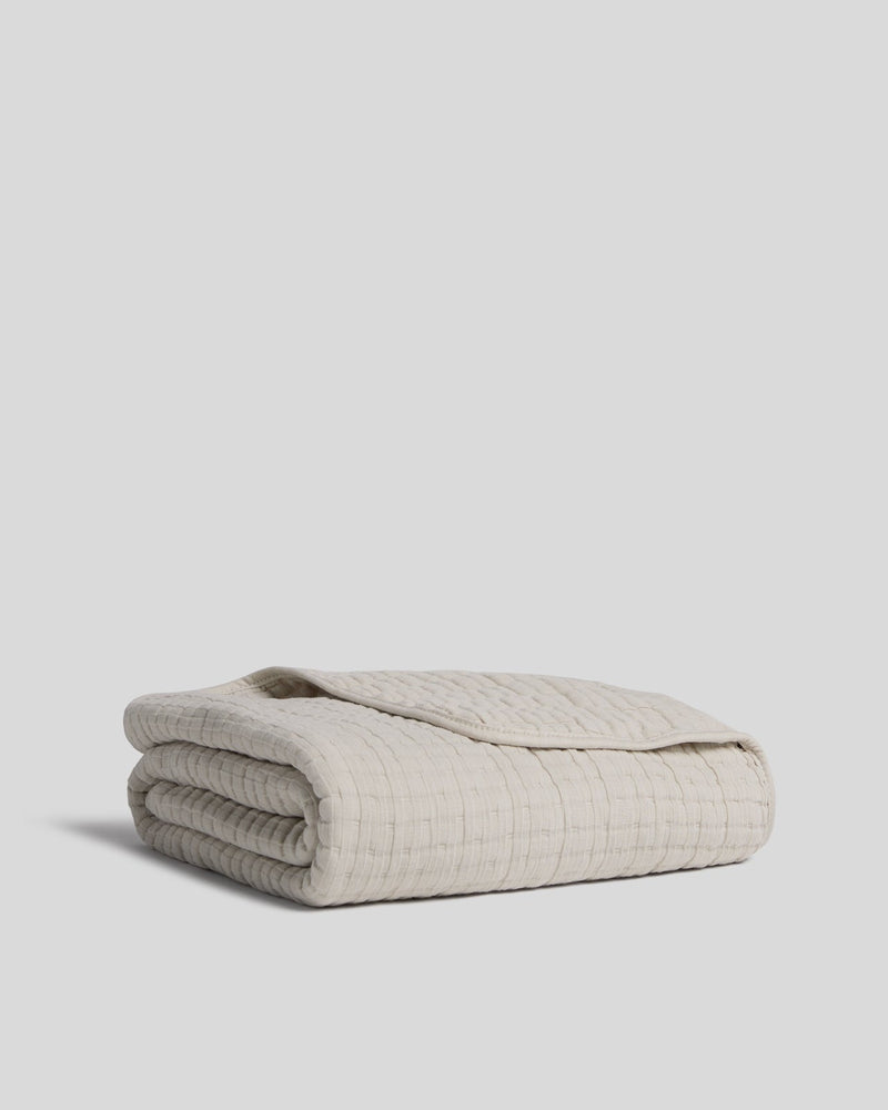 Organic Air Cotton Toddler Quilt (Bone)
