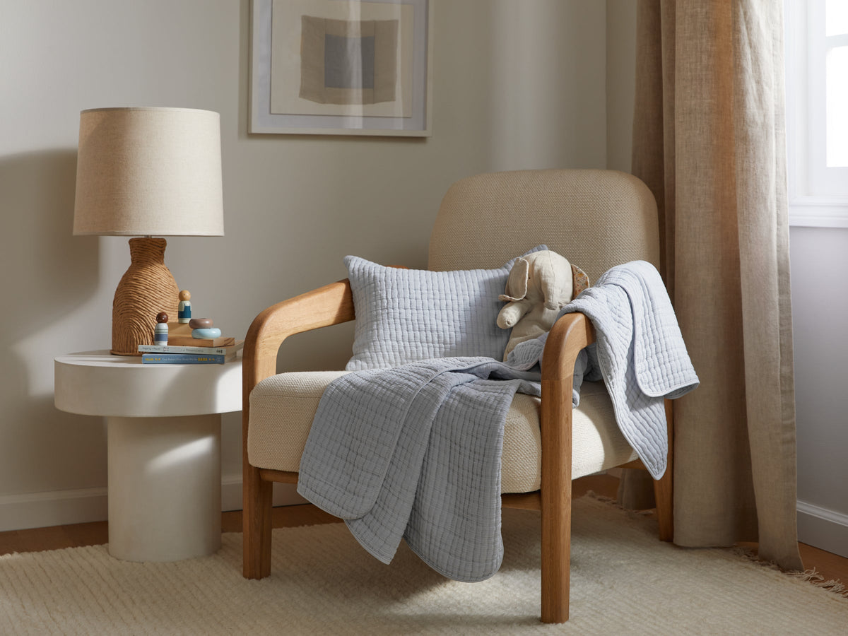 Organic Air Cotton Mini Sham (Sky)