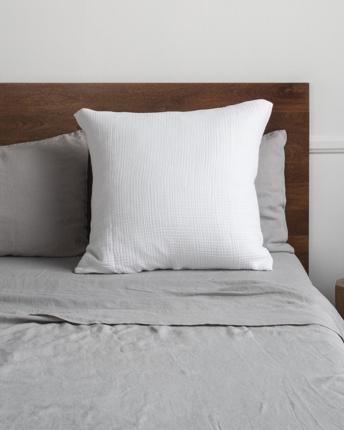 Organic Cloud Cotton Euro Sham (White)