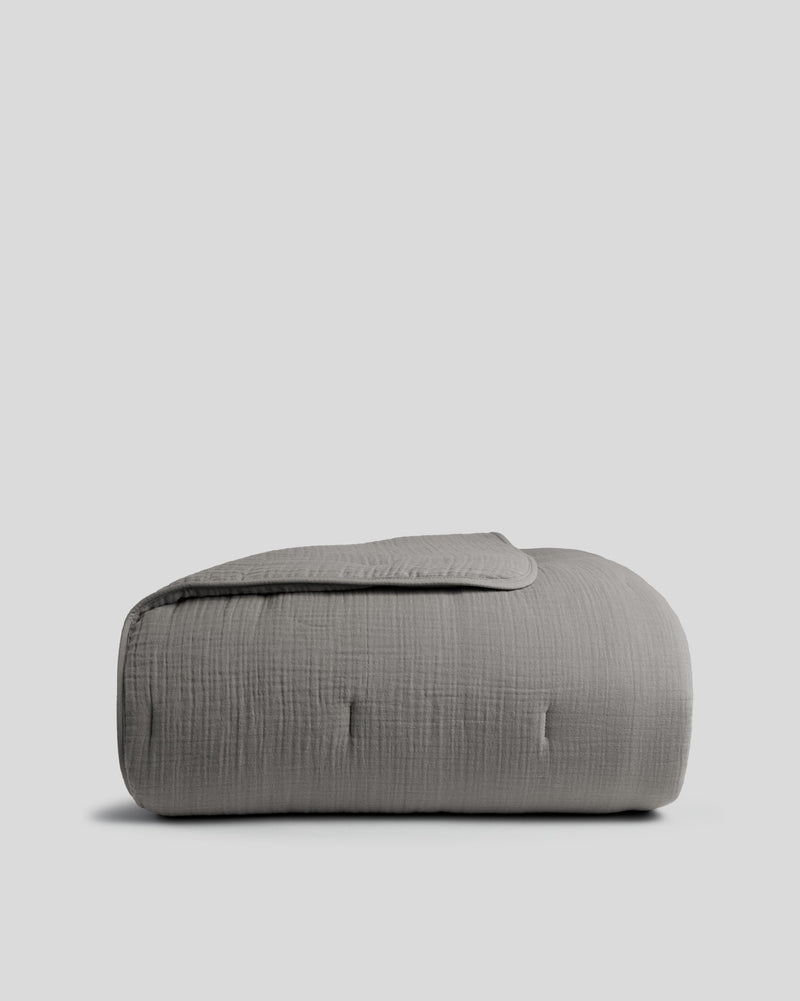 Organic Cloud Cotton Quilt (Pebble)