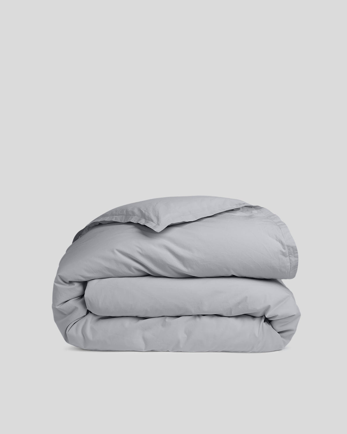 Percale Duvet Cover (Sky)